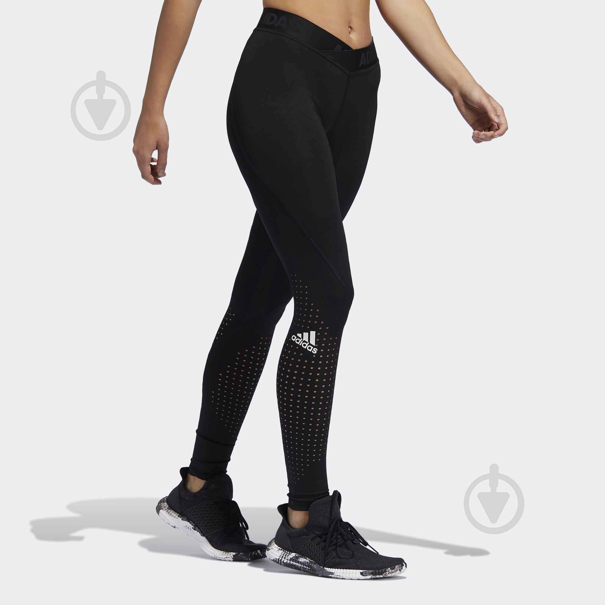 Лосины Adidas ASK L PERF T DX7590 р.M черный - фото 4