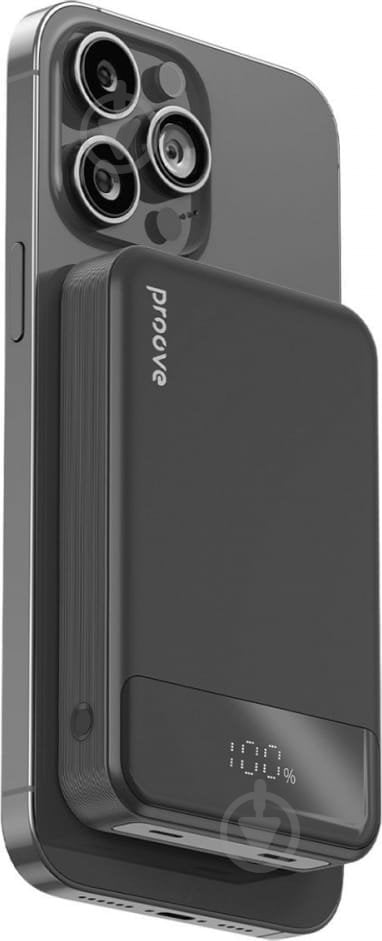 Повербанк Proove Hoodman Magnetic 20W 10000 mAh black (PBH120010001) - фото 2