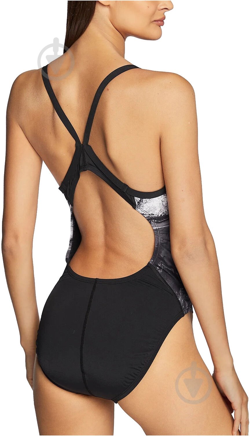 Купальник Nike Hydrastrong NESSC051-006 р.36 черный с серым - фото 3 Купальник Nike Hydrastrong NESSC051-006 р.36 черный с серым - фото 3