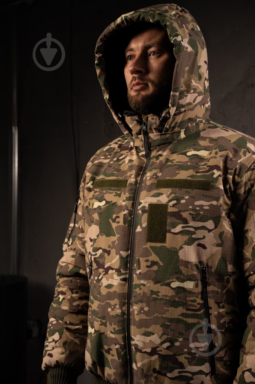 Куртка чоловіча LOGOS-Tac тактична "Зимова на хутрі" світлий мультикам 04-07-00-0008 р.S - фото 3