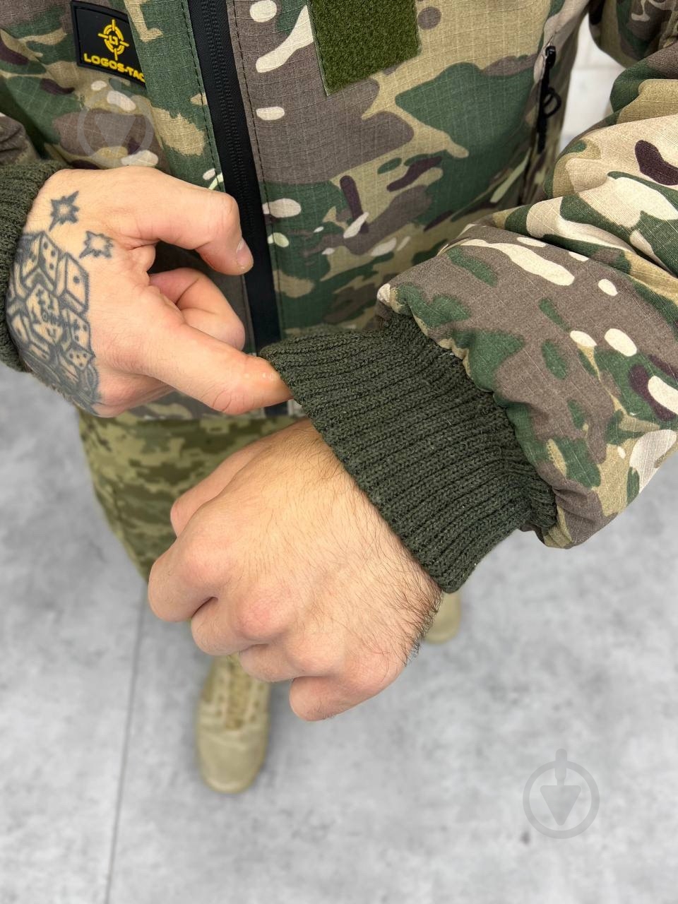 Куртка чоловіча LOGOS-Tac тактична "Зимова на хутрі" світлий мультикам 04-07-00-0008 р.S - фото 18