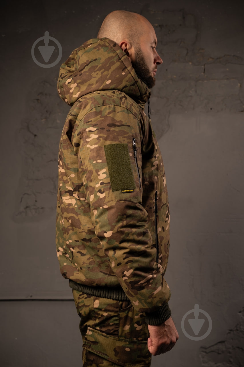 Куртка мужская LOGOS-Tac тактическая "Зимняя на меху" темный мультикам 04-07-00-0008 р.4XL - фото 6 Куртка мужская LOGOS-Tac тактическая "Зимняя на меху" темный мультикам 04-07-00-0008 р.4XL - фото 6