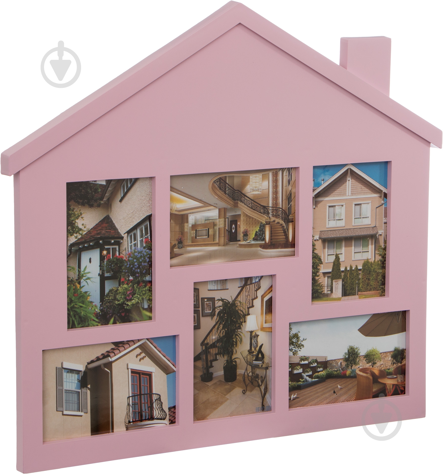 Коллаж EVG frame BIN 1122995 PINK Collage 6 6 фото 10x15 см розовый - фото 2