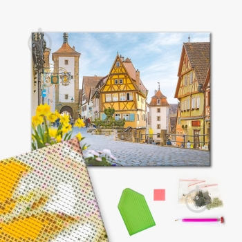 Алмазна мозаїка Яскравий день в містечку 40х50 см Brushme - фото 1 Алмазна мозаїка Яскравий день в містечку 40х50 см Brushme - фото 1