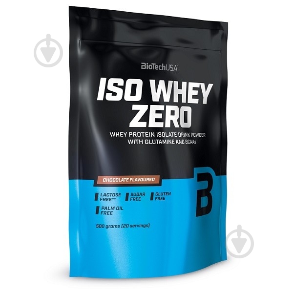 Протеїн BioTechUSA IsoWhey Zero Lactose Free банан 0,5 кг - фото 1 Протеїн BioTechUSA IsoWhey Zero Lactose Free банан 0,5 кг - фото 1
