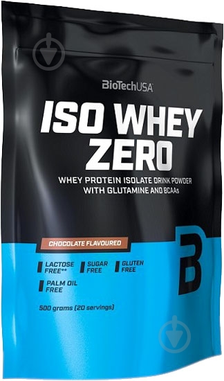 Протеїн BioTechUSA IsoWhey Zero Lactose Free банан 0,5 кг - фото 2 Протеїн BioTechUSA IsoWhey Zero Lactose Free банан 0,5 кг - фото 2