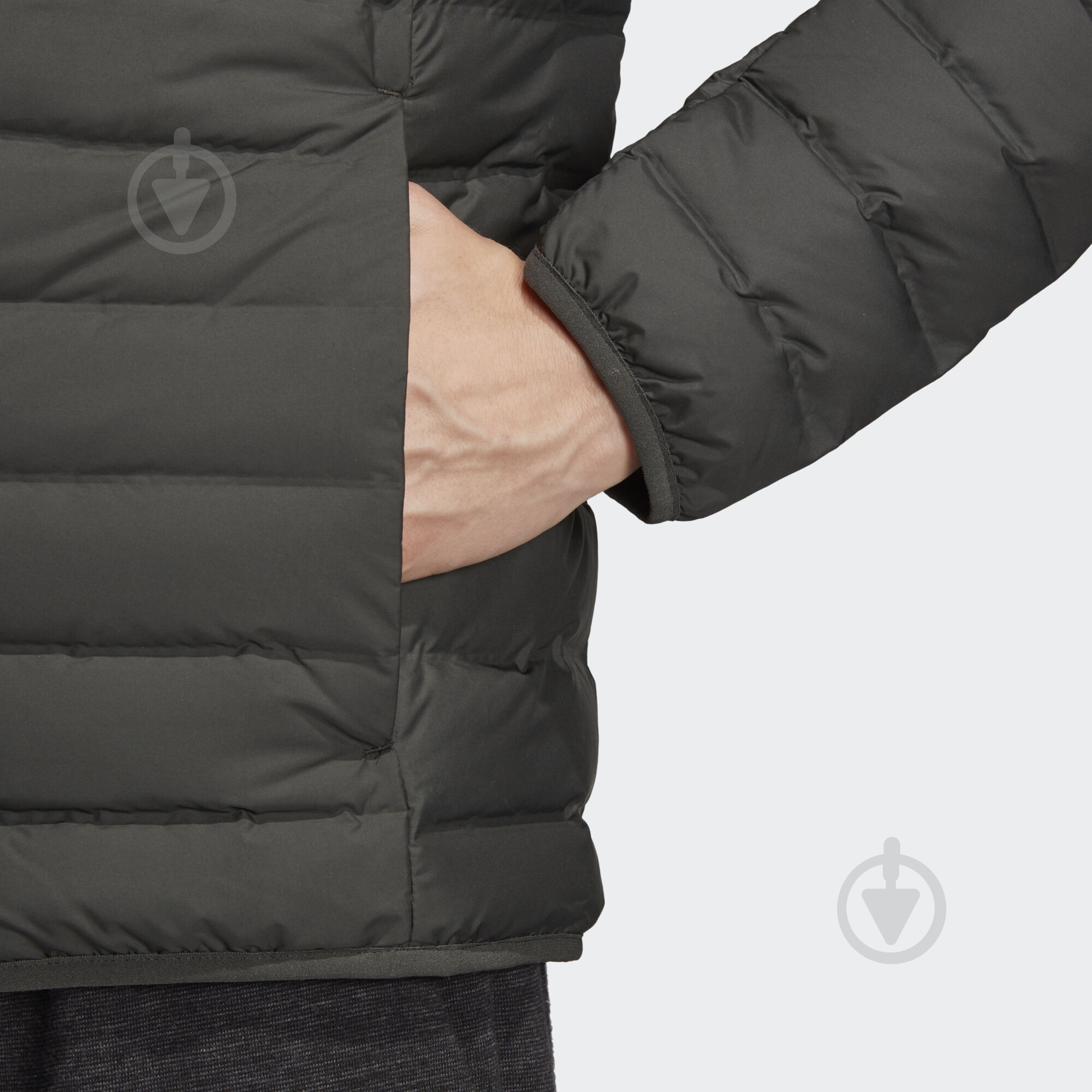 Куртка Adidas VARILITE SOFT J DZ1424 р.S зеленая - фото 6