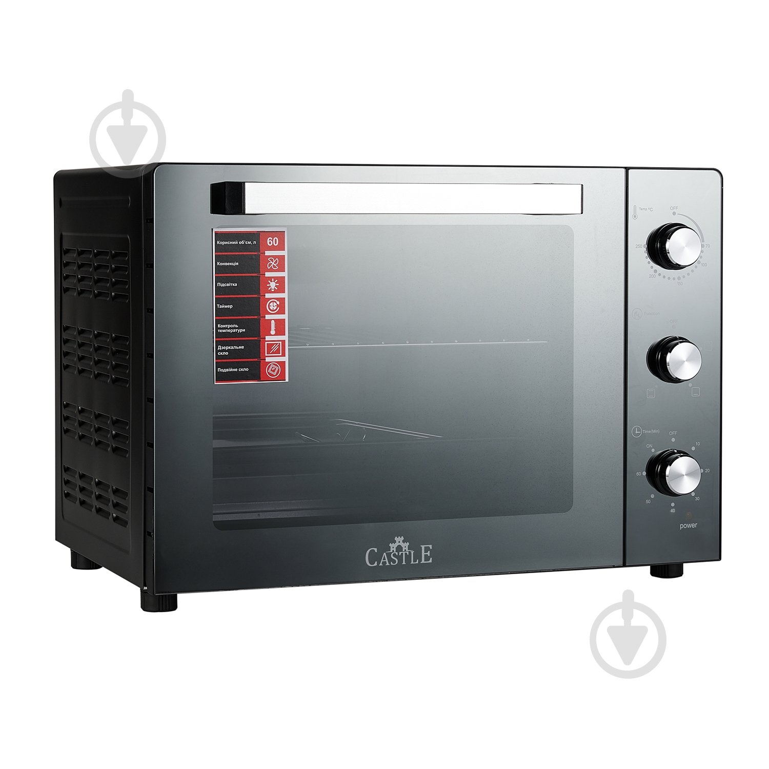 Электрическая печь Castle CPE-60B 4820259870492 - фото 2