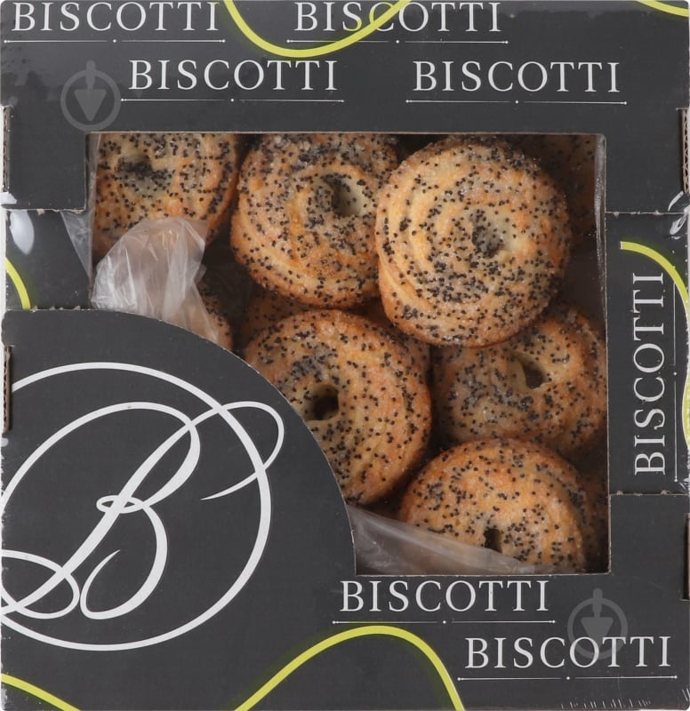 Печиво Biscotti Маргаритка з маком 280 г - фото 2