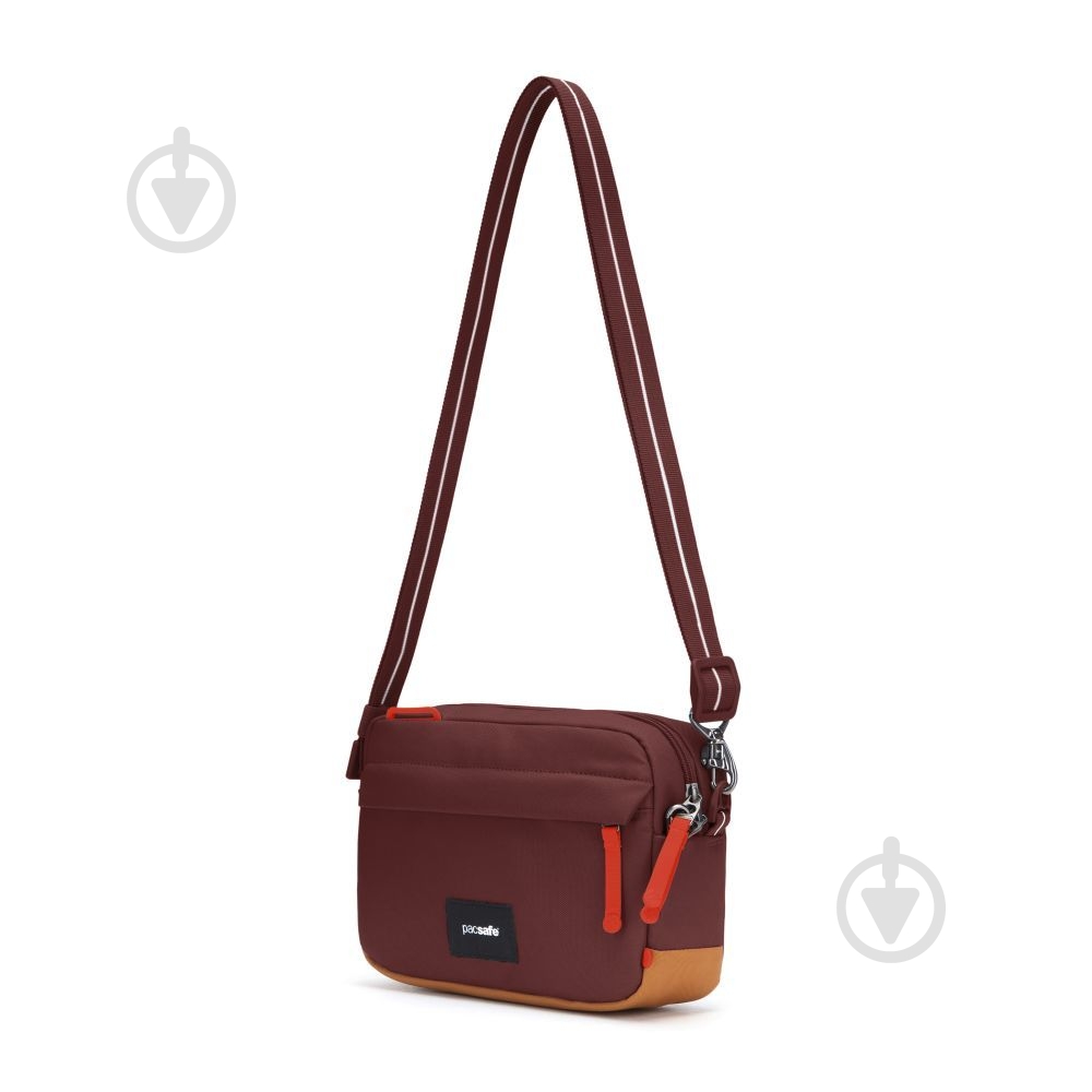 Сумка Pacsafe GO crossbody 35105345 бордовый - фото 4 Сумка Pacsafe GO crossbody 35105345 бордовый - фото 4