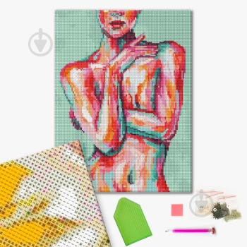 Алмазна мозаїка Гола елегантність 30х40 см Brushme - фото 1