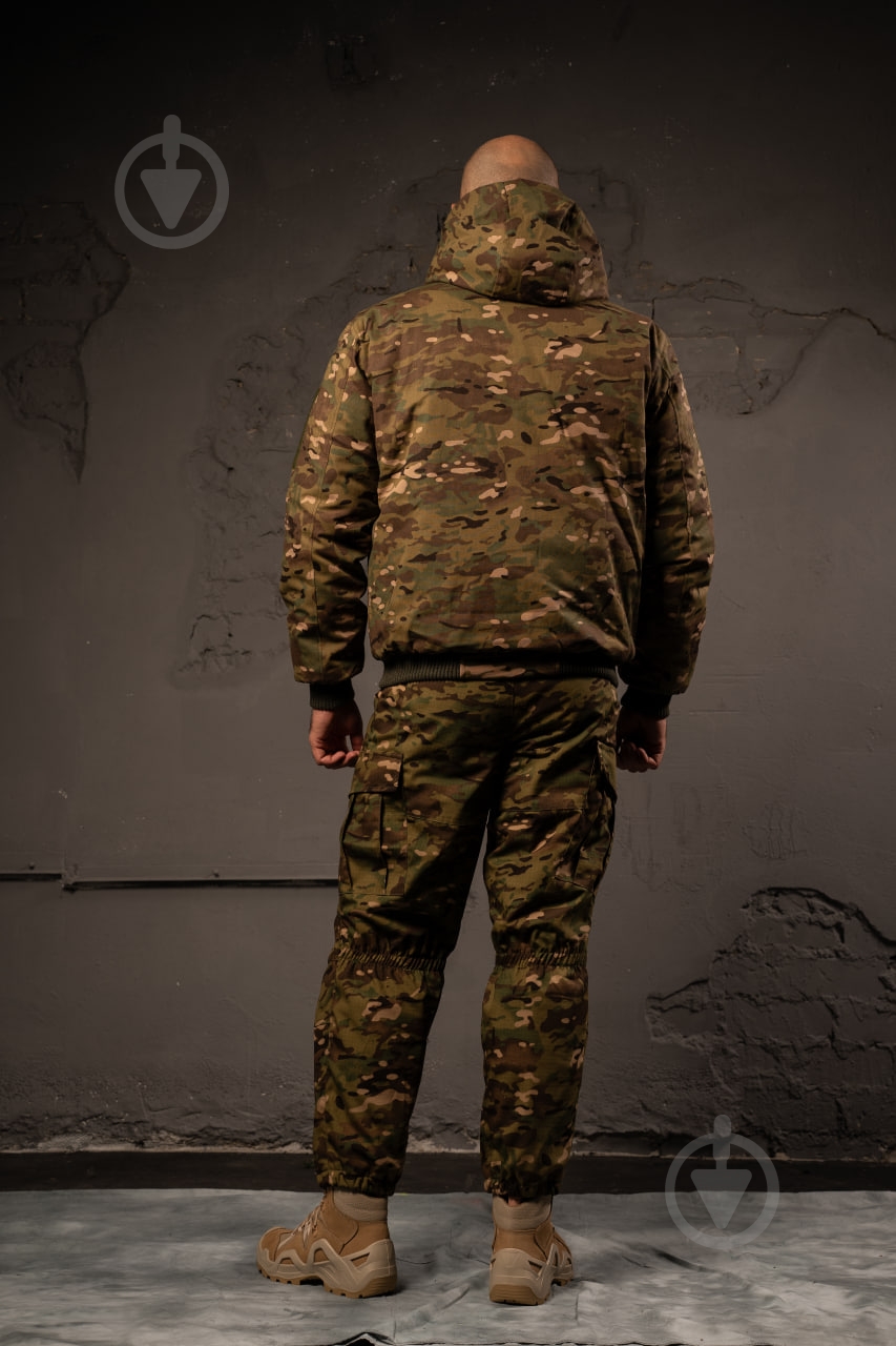 Куртка мужская LOGOS-Tac тактическая "Зимняя на меху" темный мультикам 04-07-00-0008 р.3XL - фото 11