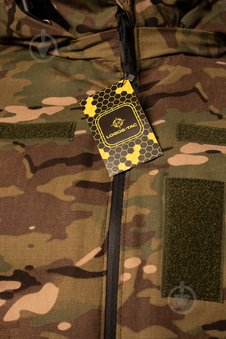 Куртка мужская LOGOS-Tac тактическая "Зимняя на меху" темный мультикам 04-07-00-0008 р.3XL - фото 8