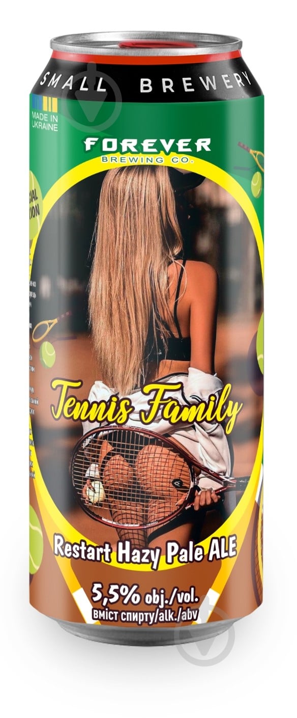 Пиво Forever Tennis Family 500 мл - фото 1