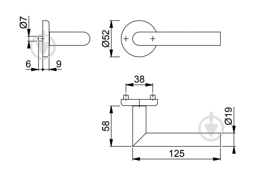 Ручка на розетке Hoppe UTRECHT 3883638 без замка нержавеющая сталь - фото 2 Ручка на розетке Hoppe UTRECHT 3883638 без замка нержавеющая сталь - фото 2
