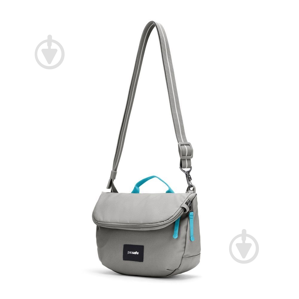 Сумка Pacsafe GO Saddle Crossbody 35140146 сірий - фото 2