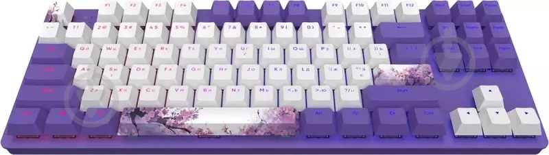 Клавіатура Dark Project One - RGB ANSI ENG/UA (DPO87_GSH_DPUP_ANSI_UA) white/violet - фото 3