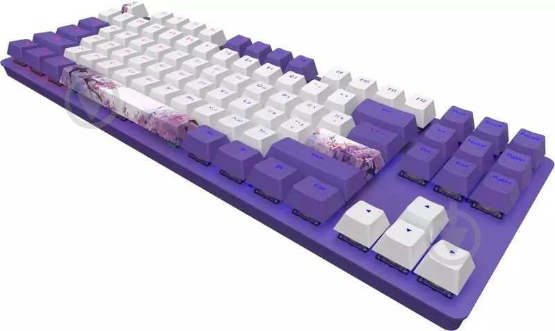 Клавіатура Dark Project One - RGB ANSI ENG/UA (DPO87_GSH_DPUP_ANSI_UA) white/violet - фото 2