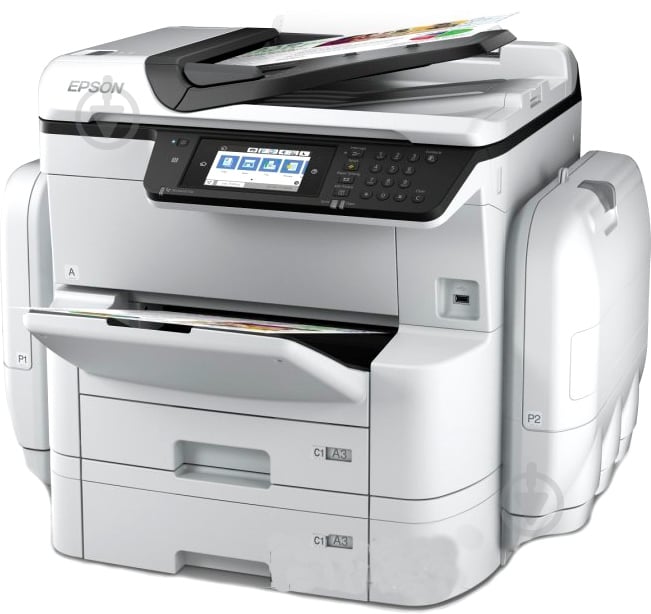 МФУ Epson WorkForce Pro с Wi-Fi А4 (C11CF34401) - фото 2 МФУ Epson WorkForce Pro с Wi-Fi А4 (C11CF34401) - фото 2