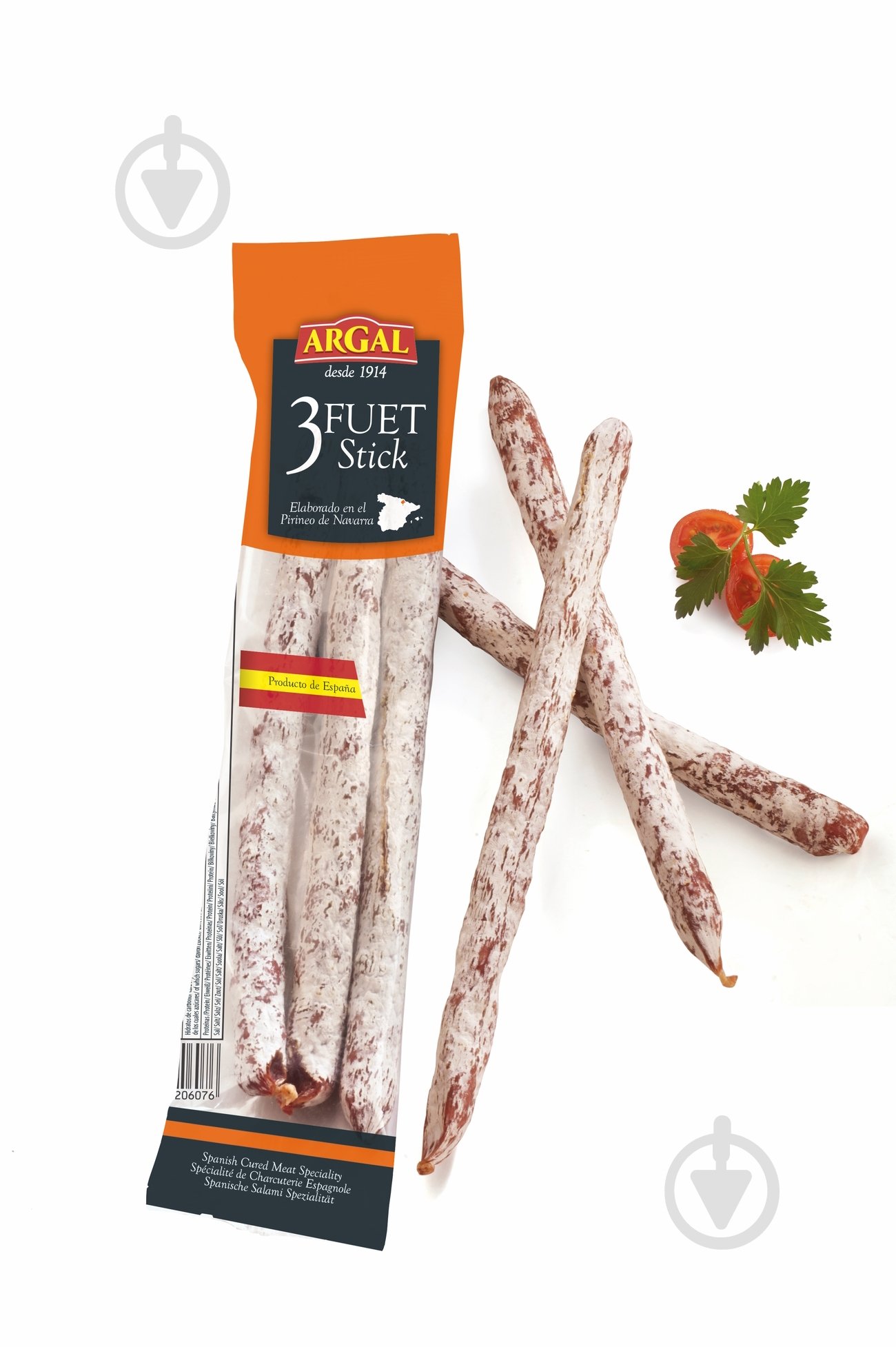 Колбаски Argal FUET STICKS с/в 150г - фото 1 Колбаски Argal FUET STICKS с/в 150г - фото 1