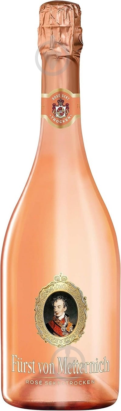 Вино игристое Furst von Metternich Rose розовое сухое 0,75 л - фото 1 Вино игристое Furst von Metternich Rose розовое сухое 0,75 л - фото 1