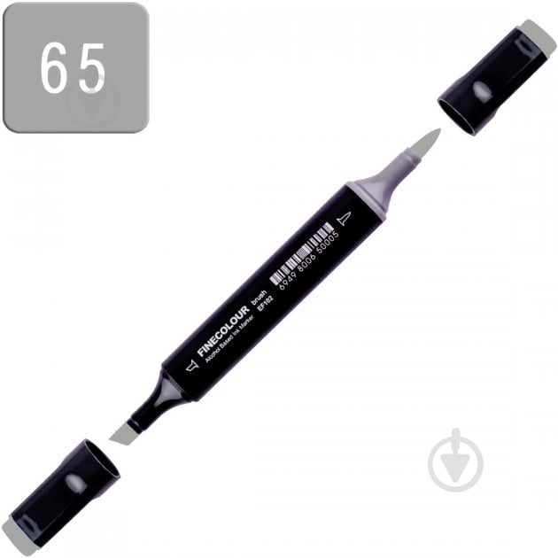 Маркер спиртовий FINECOLOUR EF102-65 сіро-зелений №6 - фото 2 Маркер спиртовий FINECOLOUR EF102-65 сіро-зелений №6 - фото 2