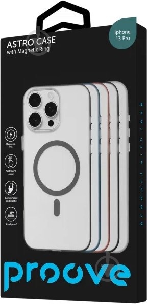 Чехол Proove Astro Case with Magnetic Ring для Apple iPhone 13 Pro mint (PCASIP13P009) - фото 3