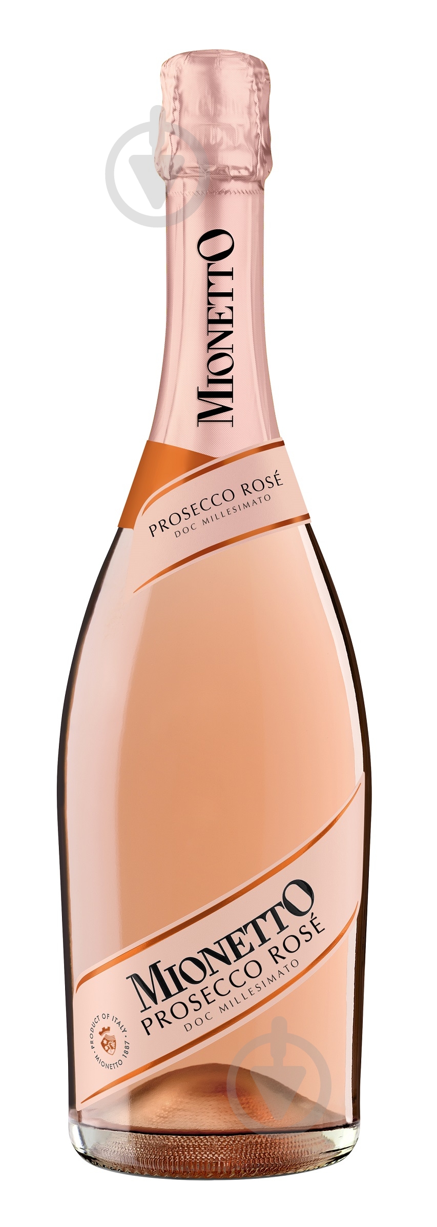Вино игристое Mionetto Prosecco Rose D.O.C Millesimato розовое экстрасухое 0,75 л - фото 1 Вино игристое Mionetto Prosecco Rose D.O.C Millesimato розовое экстрасухое 0,75 л - фото 1