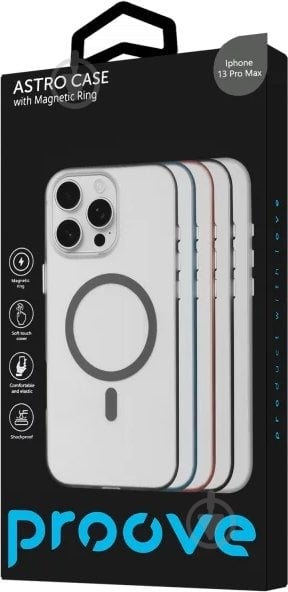 Чохол Proove Astro Case with Magnetic Ring для Apple iPhone 13 Pro Max black (PCASIP13PM02) - фото 3