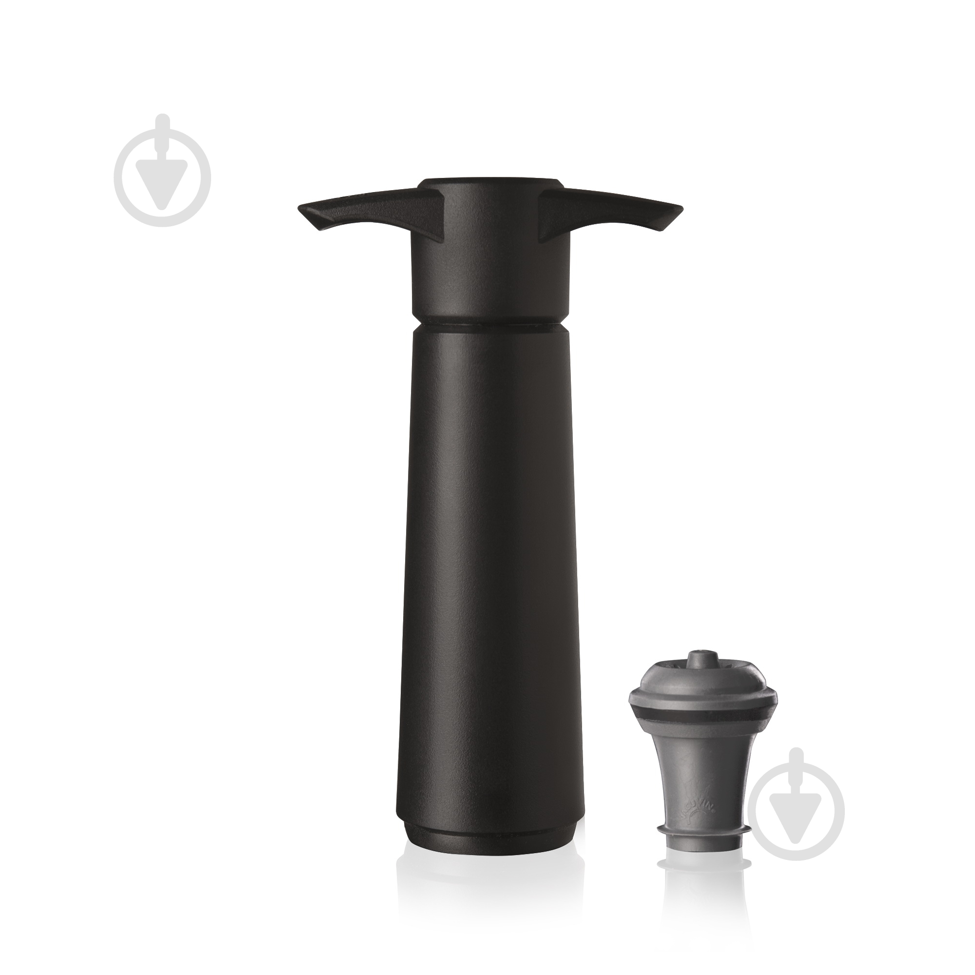 Набір для зберігання вина у пляшці Pulltex Wine Saver Black - фото 1