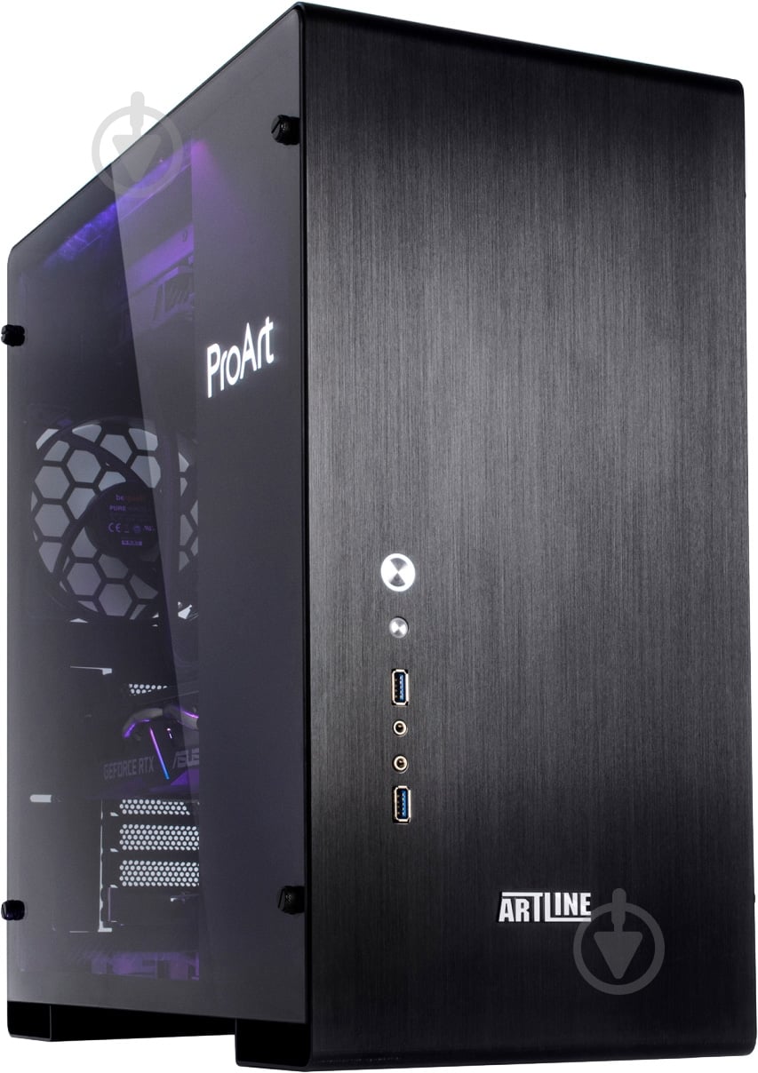 Компьютер персональный Artline WorkStation PROART (PROARTv18Win) black - фото 1