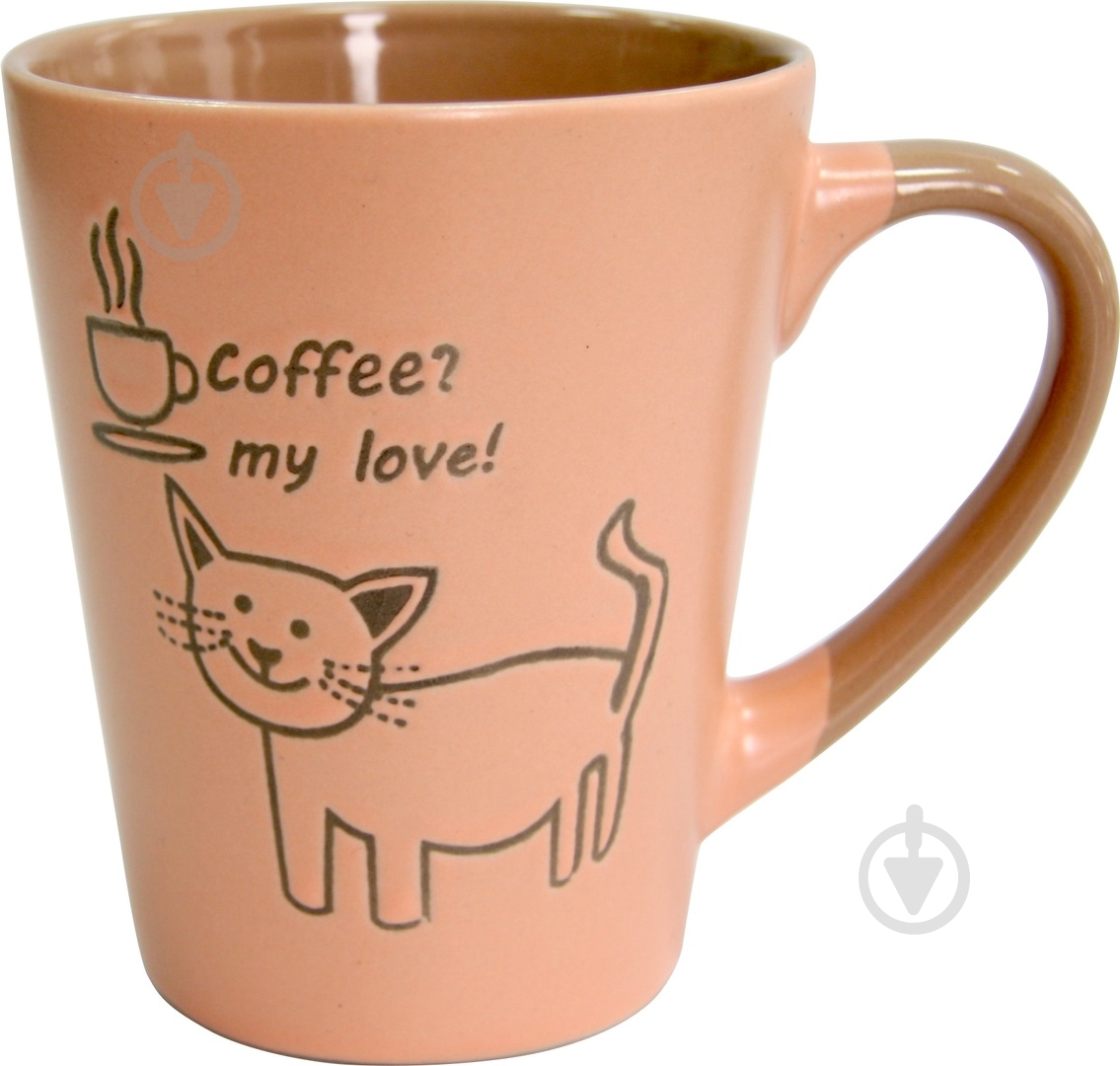 Чашка Milika Coffee Cat Pink 320 мл M0420-38022B - фото 1