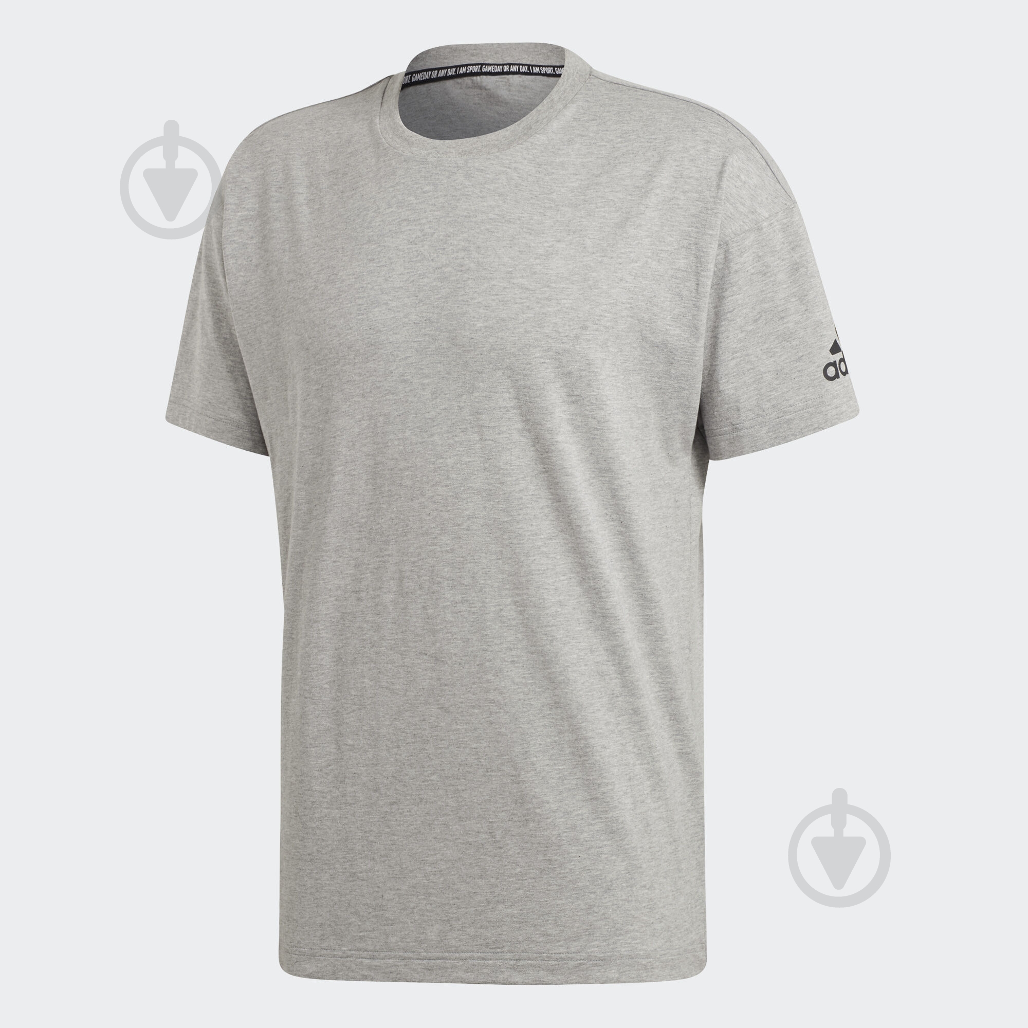 Футболка Adidas MH PLAIN Tee EB5268 р.XL серый - фото 1