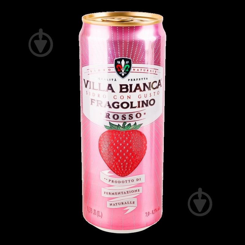 Сидр Villa Bianca Rosso Fragolino Villa Bianca з/б 7-8.5% 0,33 л - фото 7