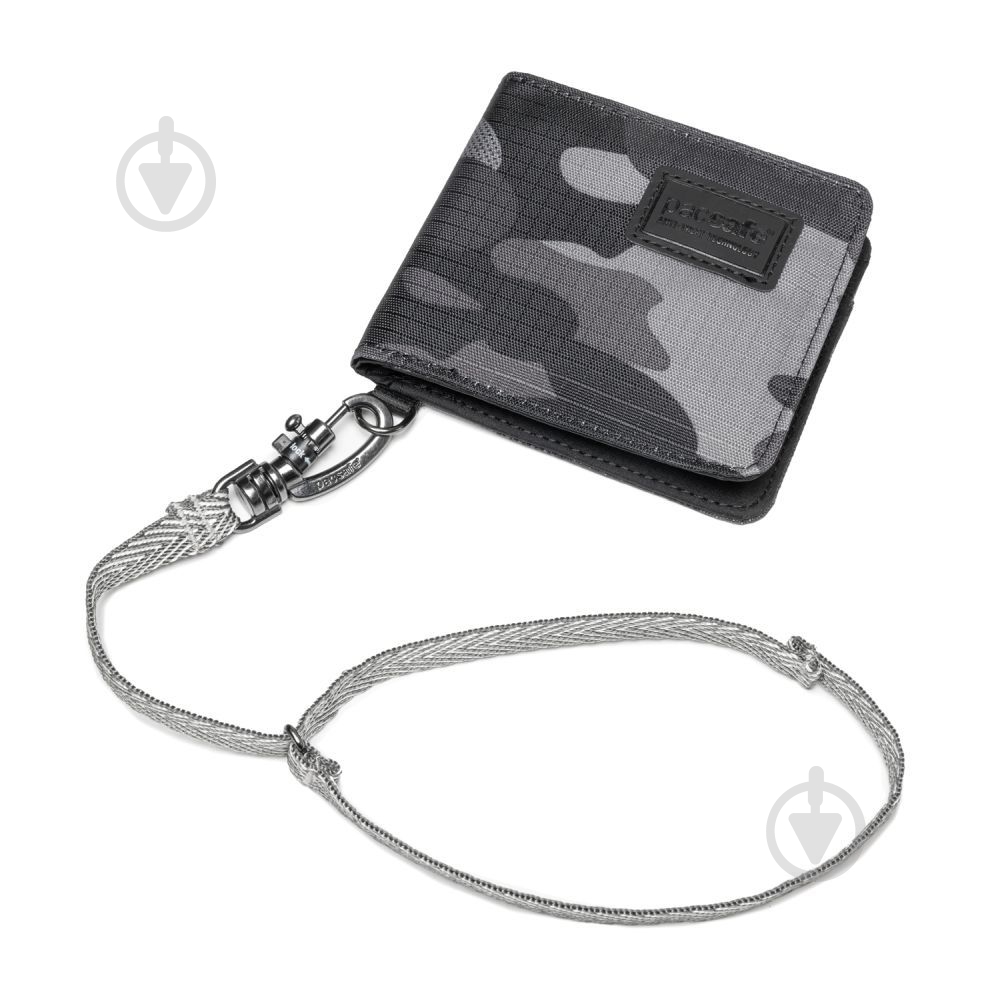 Кошелек Pacsafe RFIDsafe bifold wallet камуфляж - фото 5