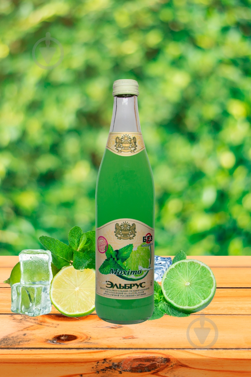 Безалкогольный напиток Эльбрус Мохито 0,5 л (4820137801884) - фото 2 Безалкогольный напиток Эльбрус Мохито 0,5 л (4820137801884) - фото 2