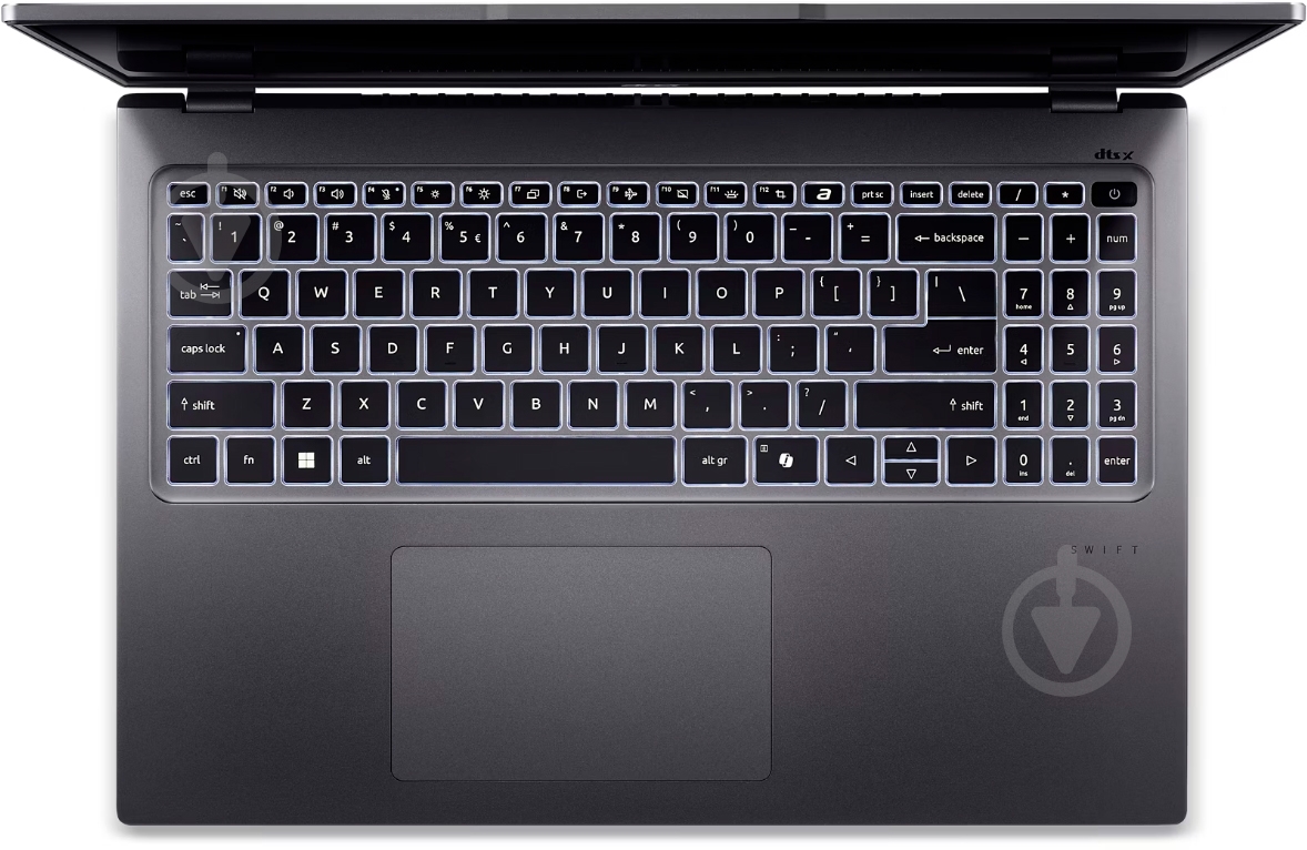 Ноутбук Acer Swift Go 16 SFG16-72-53VK 16" (NX.KYAEU.001) metallic - фото 6 Ноутбук Acer Swift Go 16 SFG16-72-53VK 16" (NX.KYAEU.001) metallic - фото 6