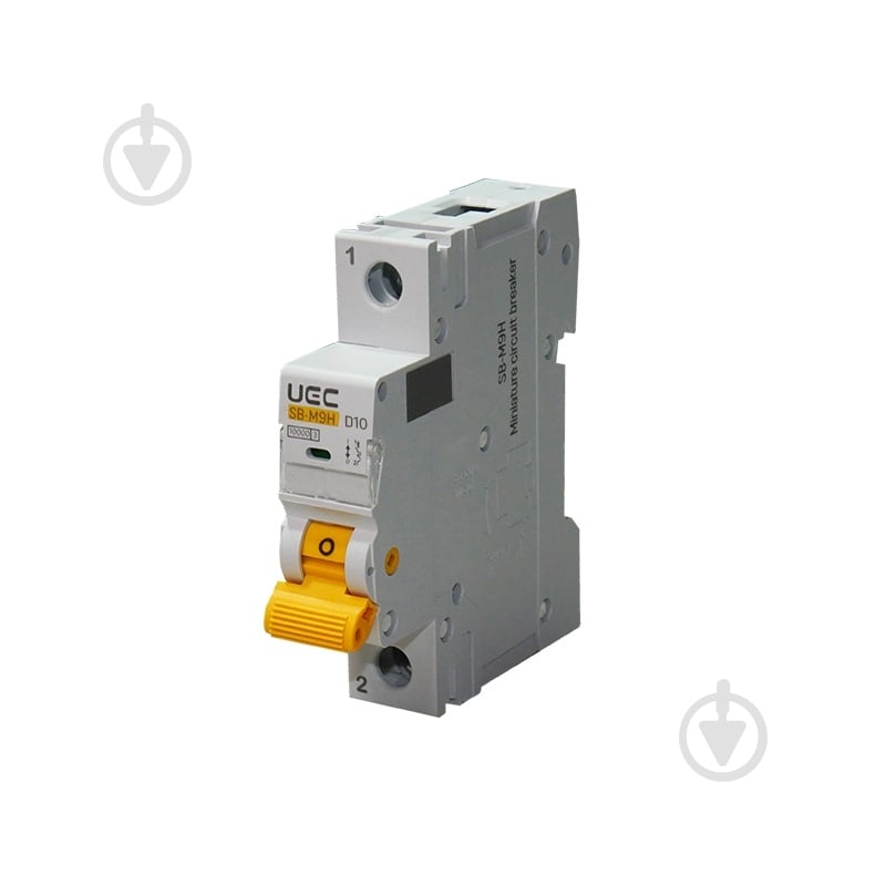 Автоматический выключатель UEC SB-M9H 1P 10A D 10кA MCB100-1-010-D - фото 1 Автоматический выключатель UEC SB-M9H 1P 10A D 10кA MCB100-1-010-D - фото 1
