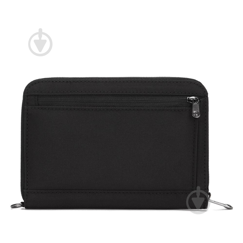 Бумажник-органайзер Pacsafe RFIDsafe compact travel organizer черный - фото 2