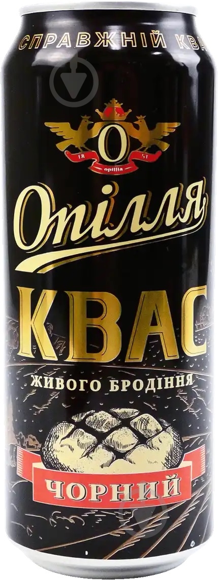 Квас Опілля Черный ж/б 0,5 л - фото 1
