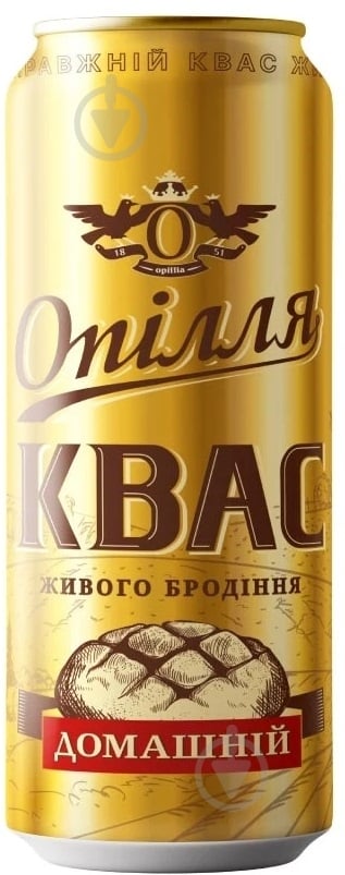 Квас Опілля Домашний ж/б 0,5 л - фото 1