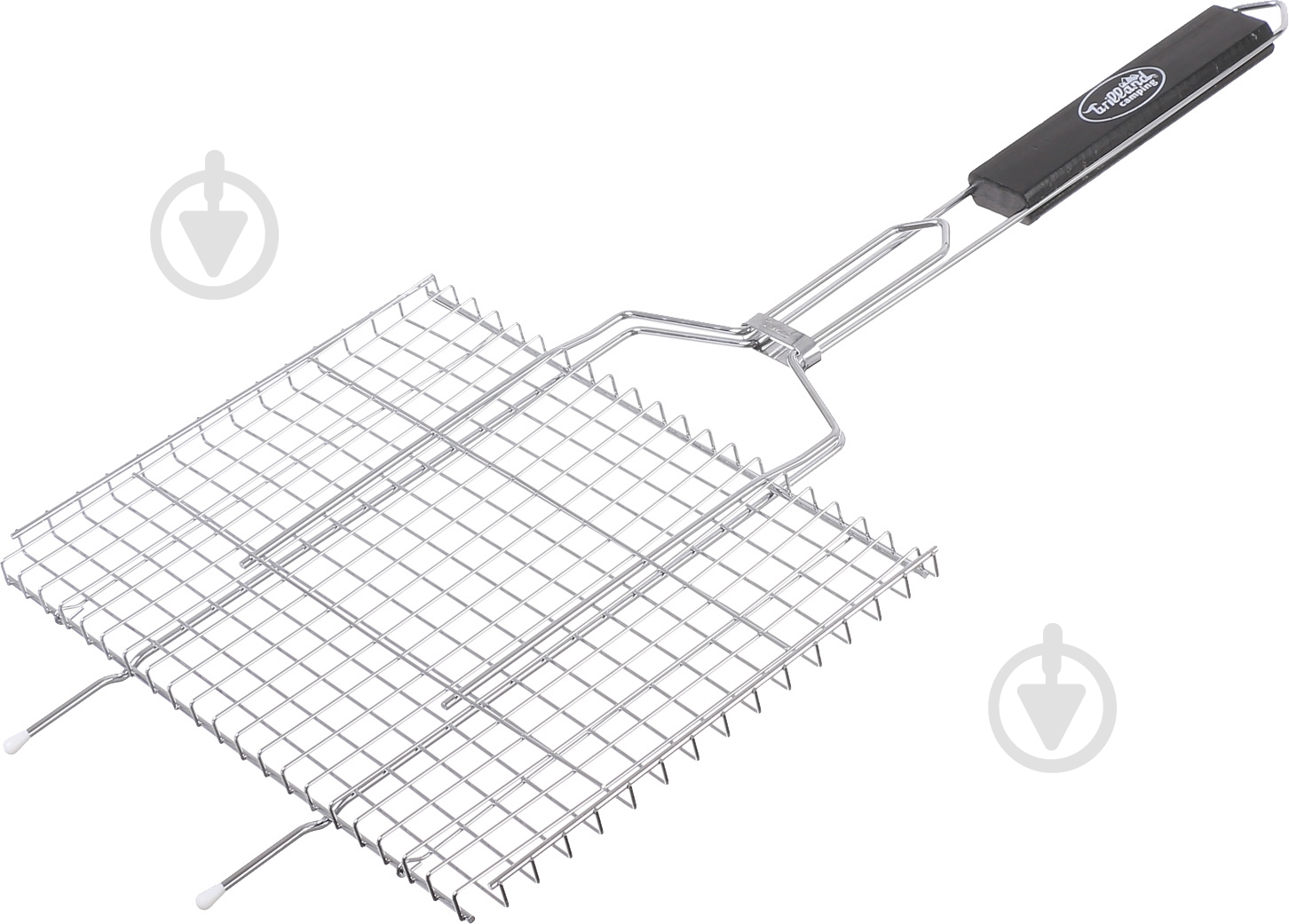 Решітка-гриль Grilland для стейків/овочів хромована 71х35х25 см BQ2101 - фото 1