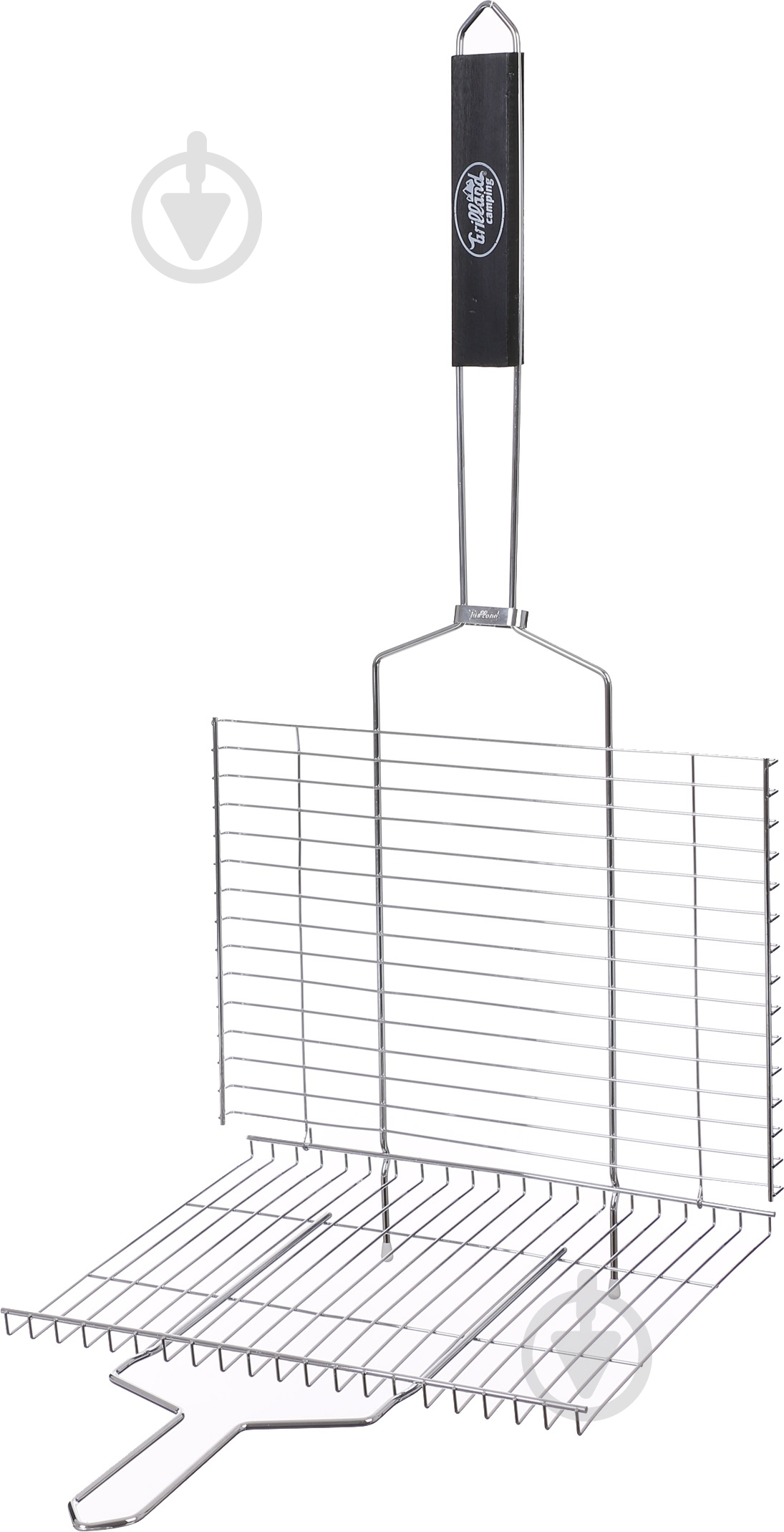 Решітка-гриль Grilland для стейків/овочів хромована 71х35х25 см BQ2101 - фото 3