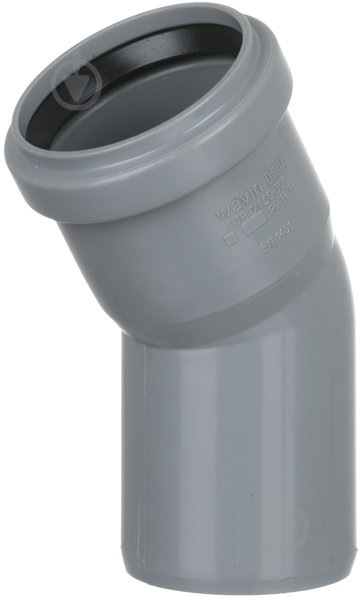 Колено канализационное Wavin 50/30 - фото 1