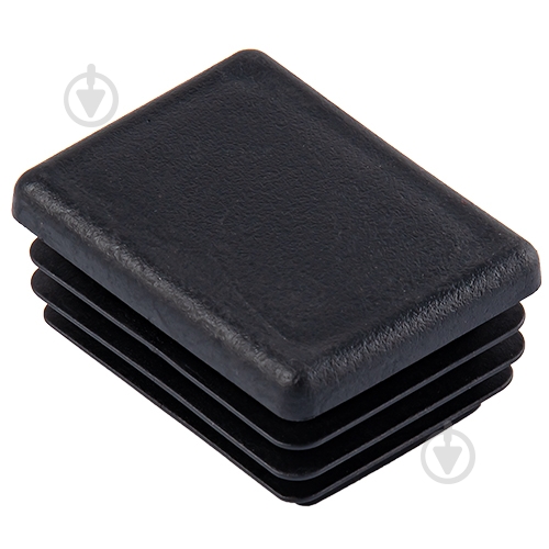 Заглушка на трубу прямокутна snapt 44956 чорна 100 шт. 15х25 мм внутрішня - фото 1