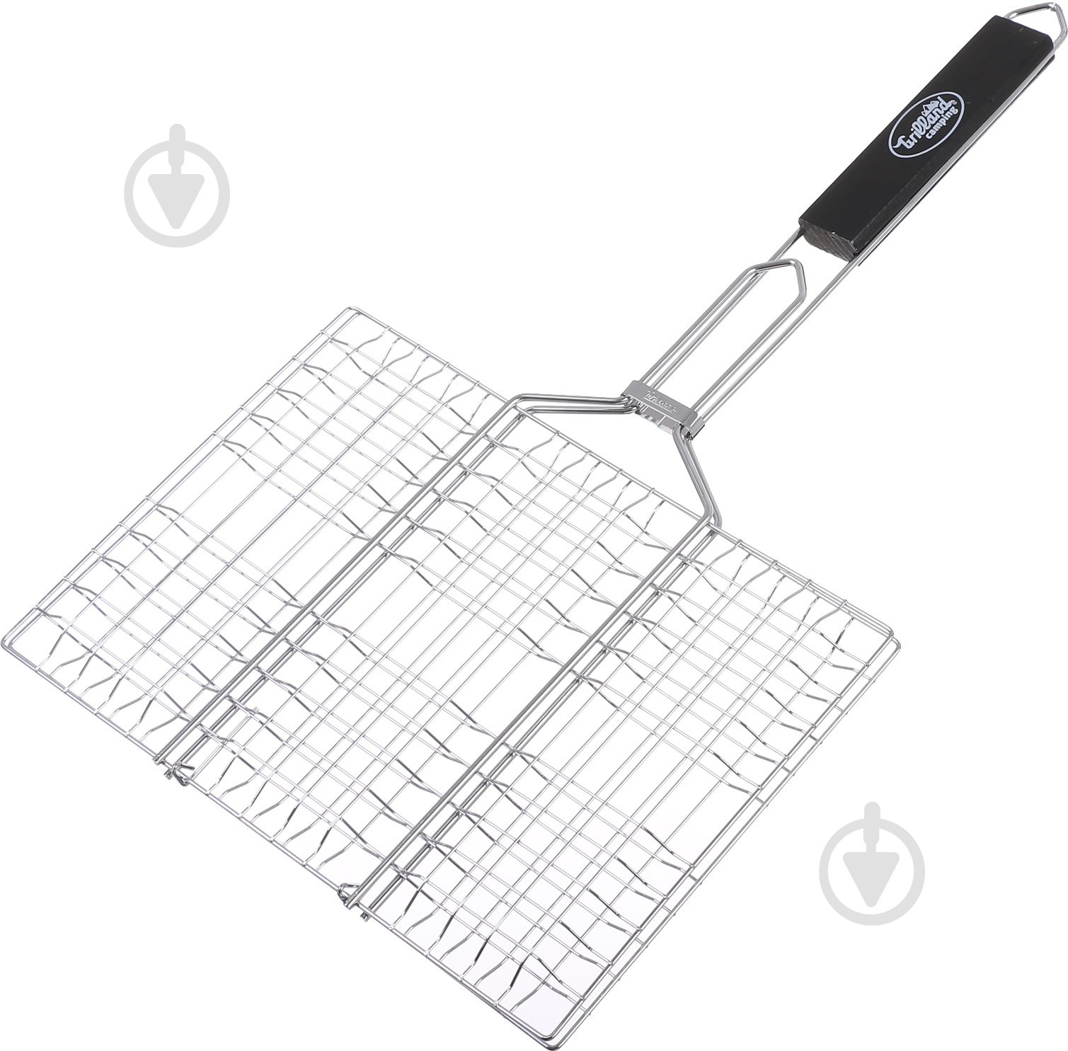 Решітка-гриль Grilland для гамбургерів хромована 60х35х25 см BQ2104 - фото 1