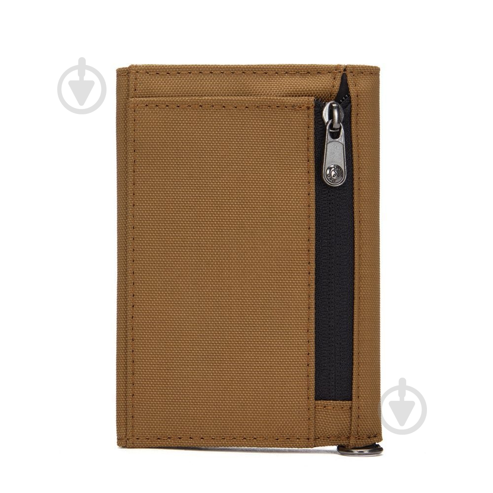 Кошелек Pacsafe RFIDsafe trifold wallet коричневый - фото 2