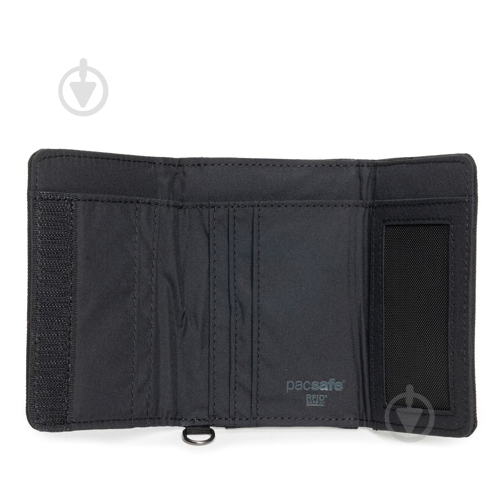 Кошелек Pacsafe RFIDsafe trifold wallet черный - фото 4 Кошелек Pacsafe RFIDsafe trifold wallet черный - фото 4