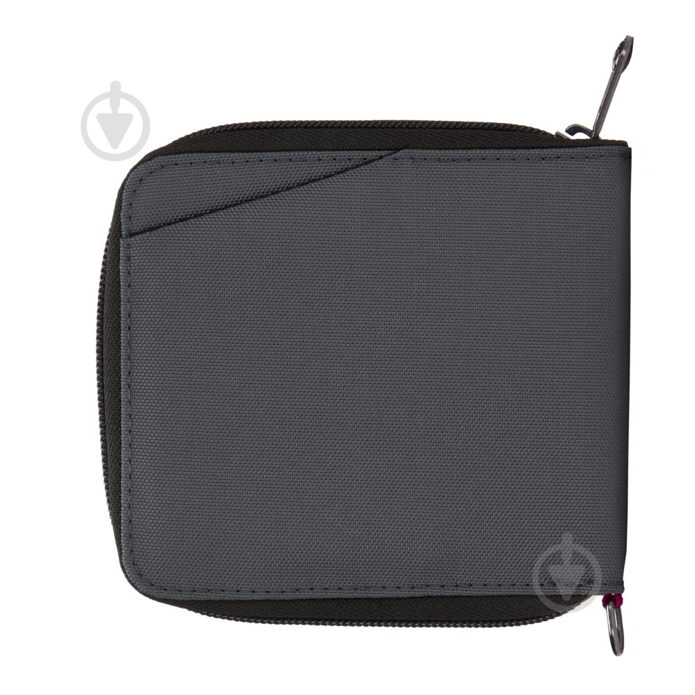 Кошелек Pacsafe RFIDsafe zip around wallet графитовый - фото 2