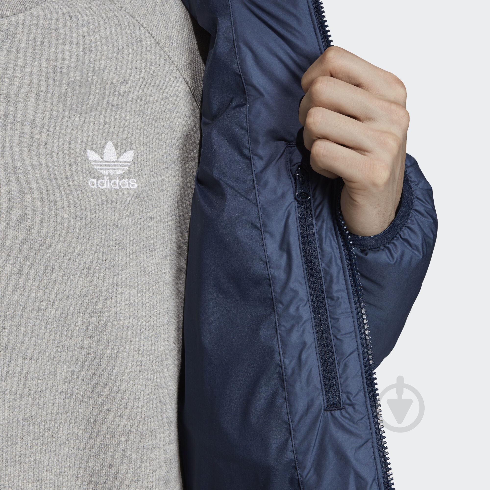 Куртка Adidas JACKET PADDED ED5828 р.L темно-синяя - фото 5 Куртка Adidas JACKET PADDED ED5828 р.L темно-синяя - фото 5